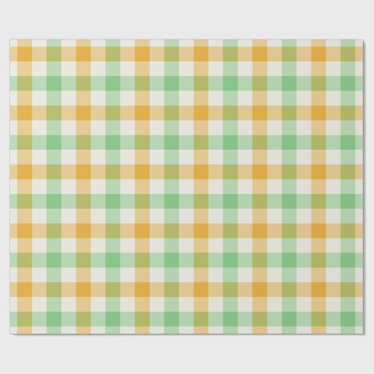 Clover Gingham - Wrapping Paper Geschenkpapier (Flach)