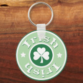 Clover Green Irish Circle Schlüsselanhänger (Vorderseite)