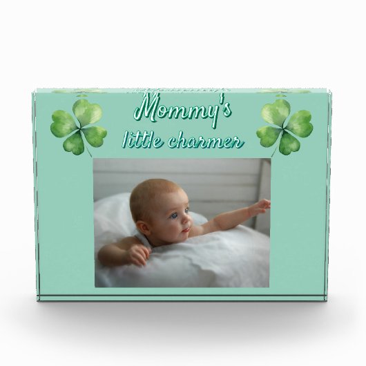Clover Green Mommy's Little Charmer Fotoblock (Vorderseite)