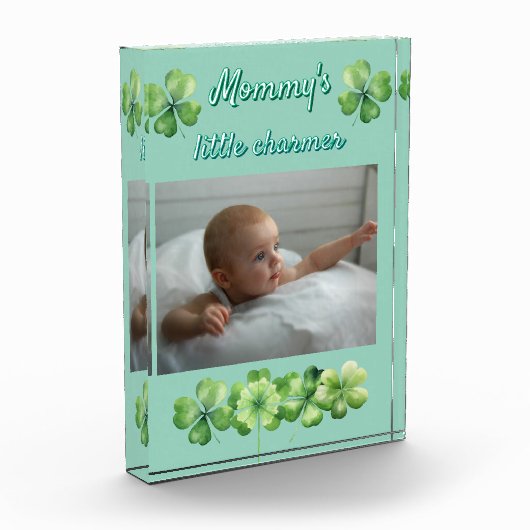 Clover Green Mommy's Little Charmer Fotoblock (Links)