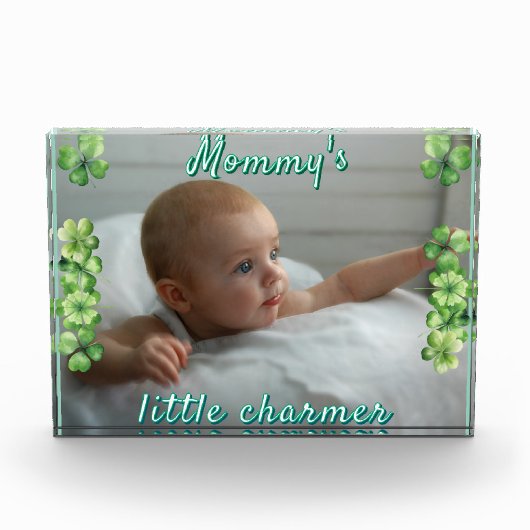 Clover Green Mommy's Little Charmer Geschenkboxen Fotoblock (Vorderseite)