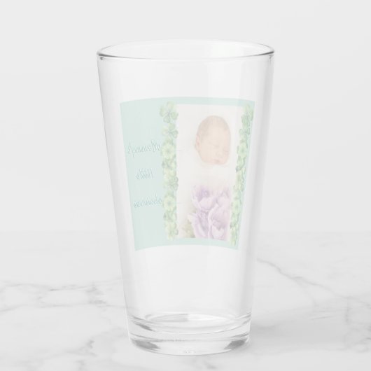 Clover Green Mommy's Little Charmer Geschenkboxen Glas (Rückseite)