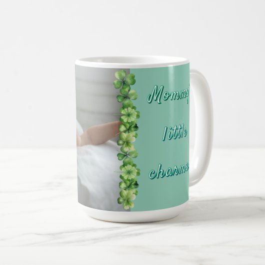 Clover Green Mommy's Little Charmer Geschenkboxen Kaffeetasse (VorderseiteRechts)