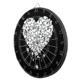 Clover Heart Dartscheibe (Vorderseite rechts)