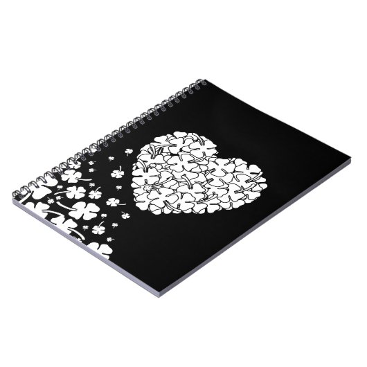 Clover Heart Notizblock (Linke Seite)