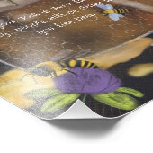 Clover Honey Bees Fotodruck (Ecke)