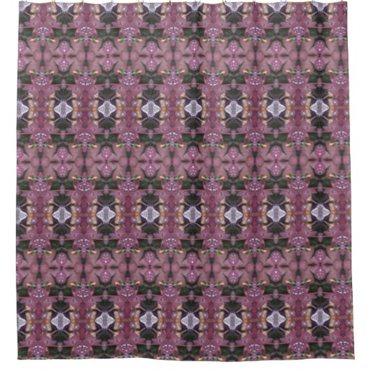 Clover Ikat 5 Duschvorhang (Vorderseite)