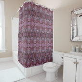Clover Ikat 8 Duschvorhang (Beispiel)