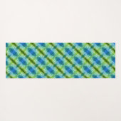 Clover Ikat 9 Yogamatte (Rückseite (Horizontal))