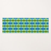 Clover Ikat 9 Yogamatte (Vorderseite (Horizontal))