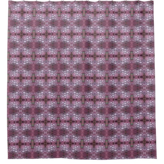Clover Ikat Duschvorhang (Vorderseite)