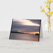 Clover Island Sunset Karte (Gelbe Blume)