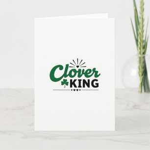 Clover King Feierkarte Karte