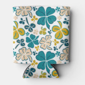 Clover Kleeblatt Green Pattern St Patrick`s Day Dosenkühler (Vorderseite)