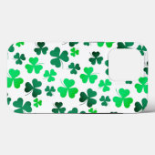Clover Kleeblatt Ireland Irish St Patrick's Day Case-Mate iPhone Hülle (Rückseite (Horizontal))