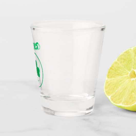 Clover Kleeblatt Irish Party St Patricks Day Cheer Schnapsglas (Rechts)