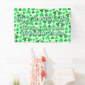 Clover Kleeblatt Irish Party St Patrick's Day Text Banner (Insitu)