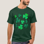 Clover Kleeblatt Irland Irish Pride St Patrick's T-Shirt (Vorderseite)