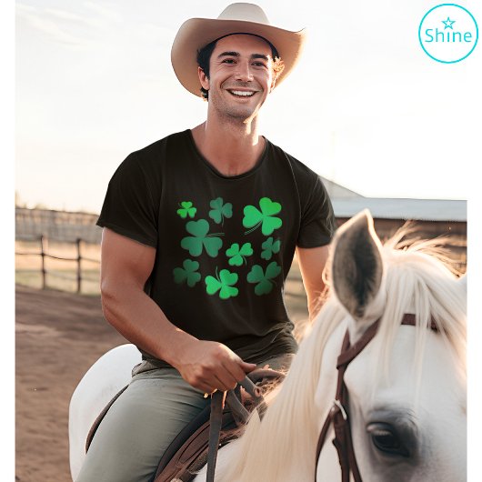 Clover Kleeblatt Irland Irish Pride St Patrick's T-Shirt