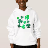 Clover Kleeblatt Irland Irish St Patricks Day Hoodie (Vorderseite)
