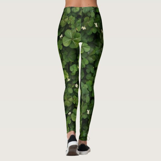 Clover Kleeblatt St. Patrick's Day Leggings (Rückseite)