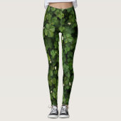 Clover Kleeblatt St. Patrick's Day Leggings (Vorderseite)