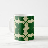 Clover Lattice Linen Kaffeetasse (Vorderseite Links)