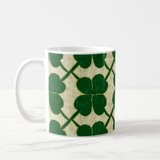 Clover Lattice Linen Kaffeetasse (Links)