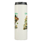 Clover Lovers Pizza St. Patrick’s Day Thermosbecher (Rückseite)