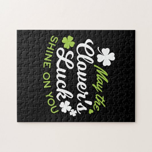 Clover Luck Charm: Der Luck Shine der Klee Puzzle (Horizontal)