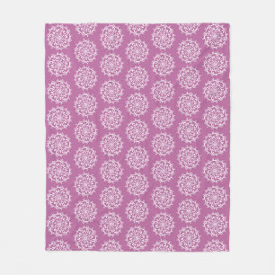 Clover Mandala Fleecedecke
