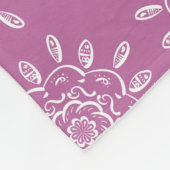 Clover Mandala Fleecedecke (Ecke)