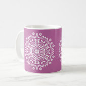 Clover Mandala Kaffeetasse (Vorderseite Links)