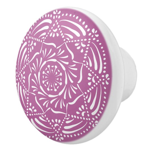 Clover Mandala Keramikknauf (Rechts)
