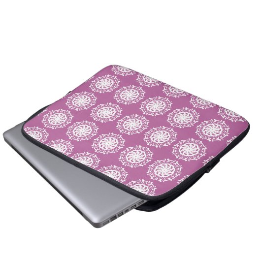 Clover Mandala Laptopschutzhülle (Vorne Knopf)