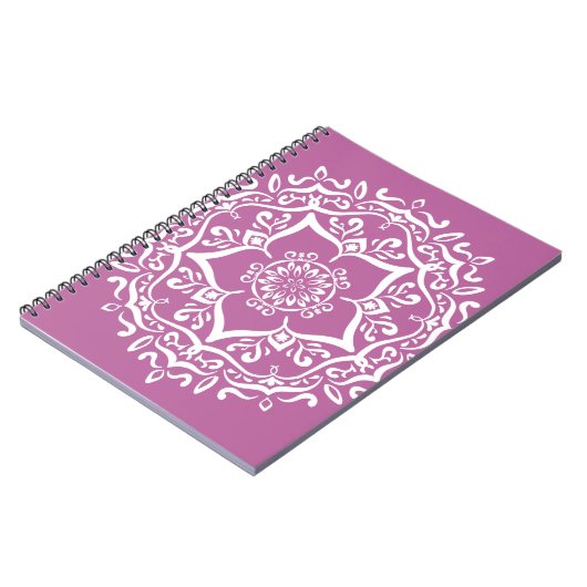 Clover Mandala Notizblock (Linke Seite)