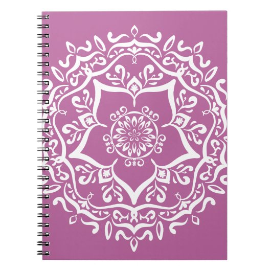 Clover Mandala Notizblock (Vorderseite)