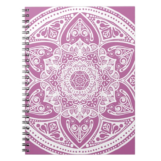 Clover Mandala Notizblock (Vorderseite)