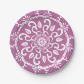 Clover Mandala Pappteller (Vorderseite)