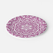 Clover Mandala Pappteller (Schrägansicht)
