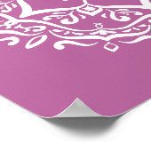 Clover Mandala Poster (Ecke)