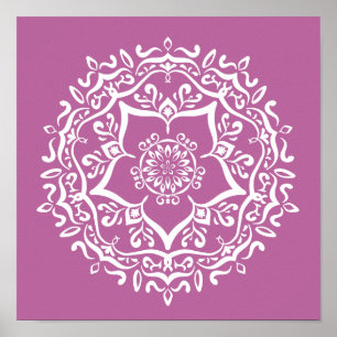 Clover Mandala Poster