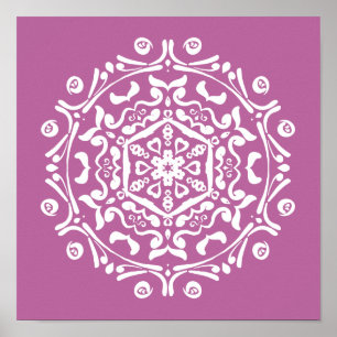 Clover Mandala Poster