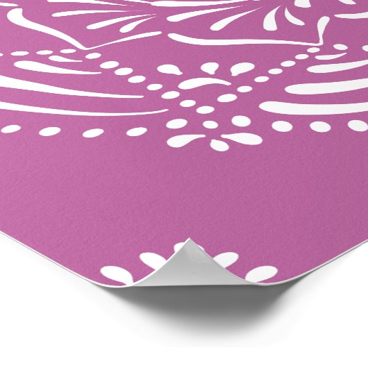 Clover Mandala Poster (Ecke)