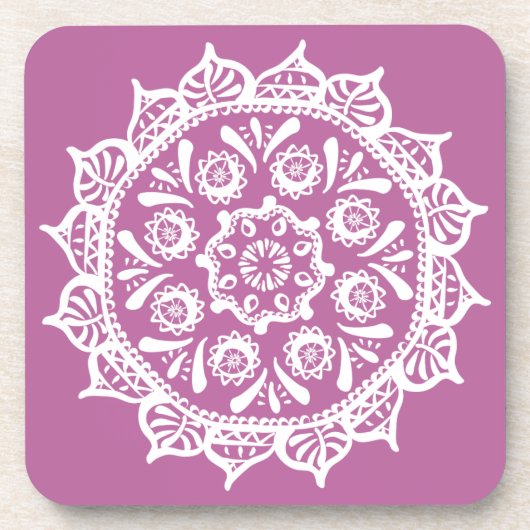 Clover Mandala Untersetzer (Vorderseite)