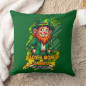 Clover Money Energy – Lucky Leprechaun - almofada Kissen (Decke)