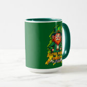 Clover Money Energy – Lucky Leprechaun - caneca Tasse (VorderseiteRechts)