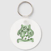 Clover Neurotransmitter Schlüsselanhänger (Vorderseite)