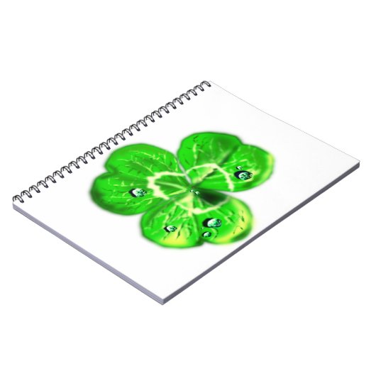 Clover-Notebook - Taubentropfen - Ihre Farben Notizblock (Linke Seite)