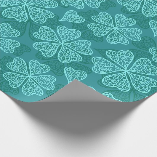 Clover Pattern Geschenkpapier (Ecke)